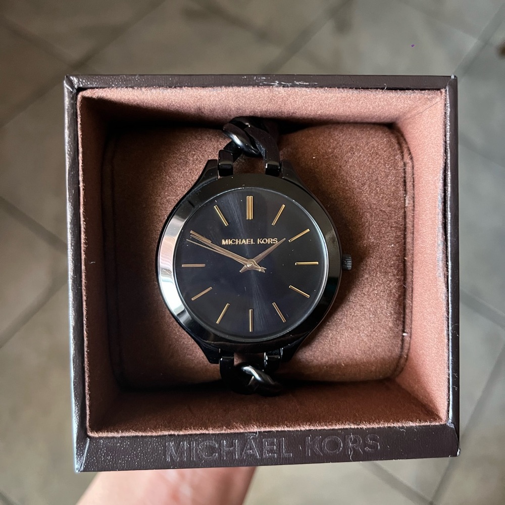 Black Michael Kors watch